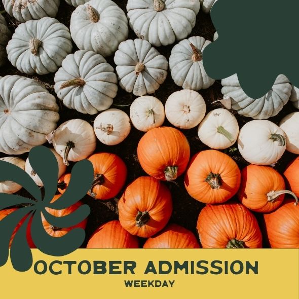 October Weekday Admission 2025