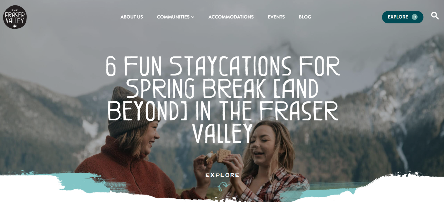 6 FUN STAYCATIONS FOR SPRING BREAK (AND BEYOND) IN THE FRASER VALLEY | GREENDALE ACRES MEDIA