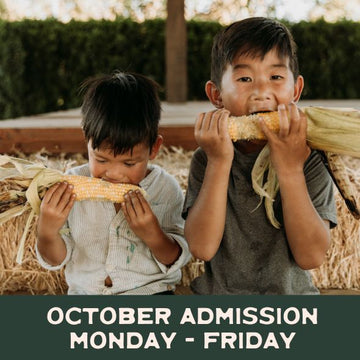 October 2023 Weekday Admission