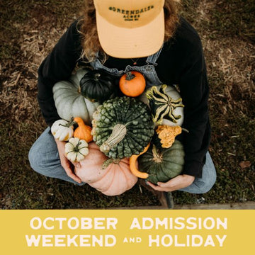 October 2023 Weekend & Holiday Admission